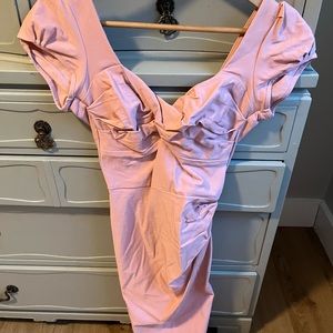 Stop Staring Pink Bodycon Dress